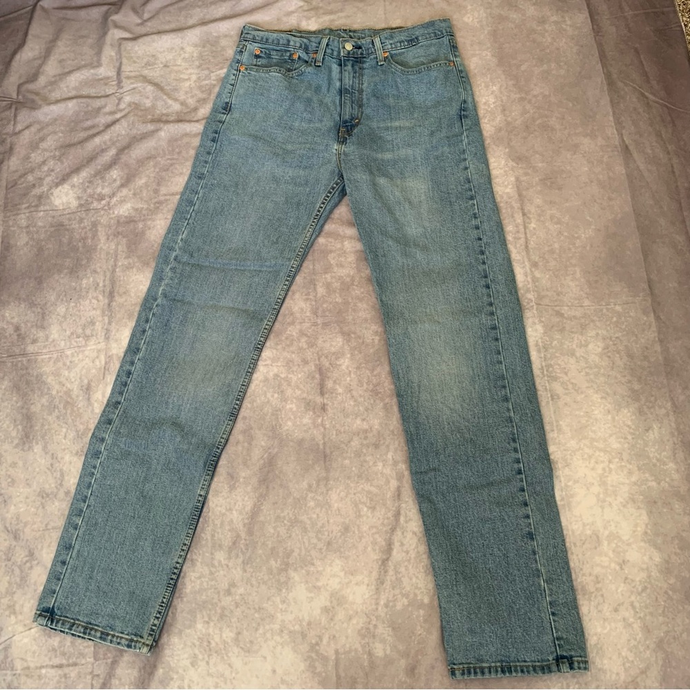 Levis 505 Regular Fit Jeans 34x36 (actual 34x35) Denim Med Wash Classic Straight